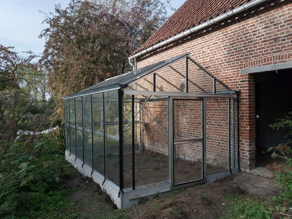 Used lean-to greenhouse