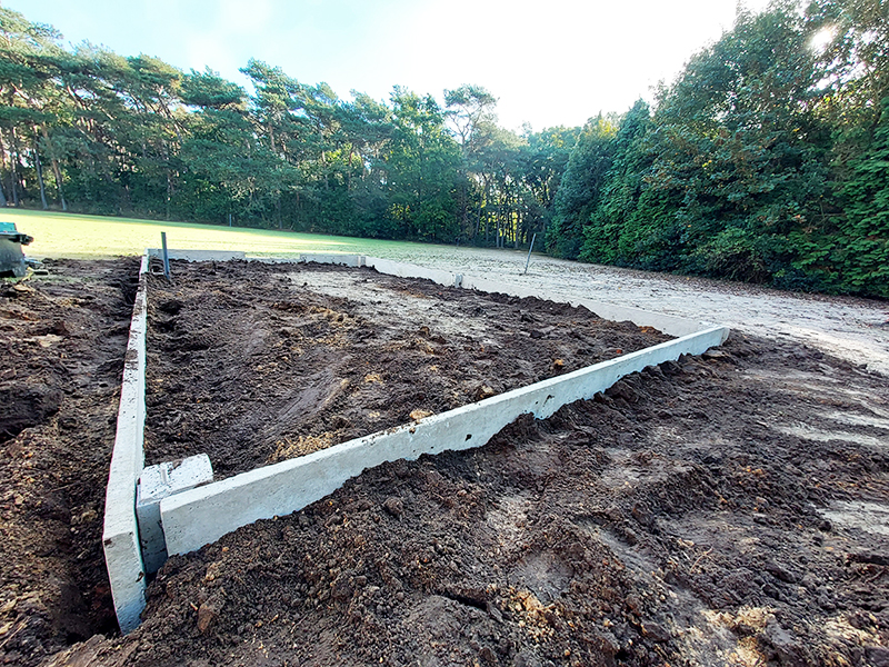 Concrete foundation